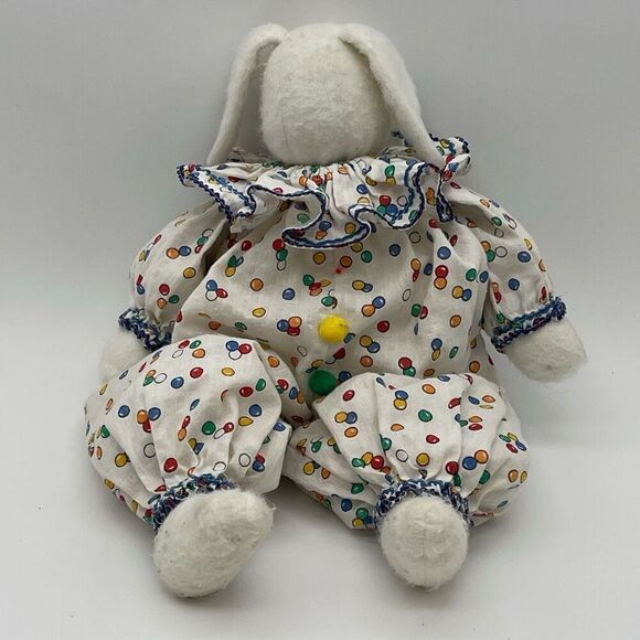 3 Handmade Bunny Rabbits Easter Spring Decor Vintage Cottagecore Stuffed Animals - Picture 3 of 17